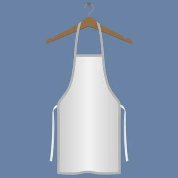 White apron Stock Illustration