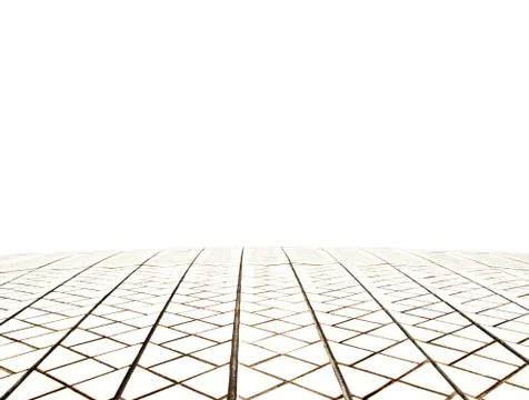 White Architecture Pattern in Close Up Detail Stock Photos