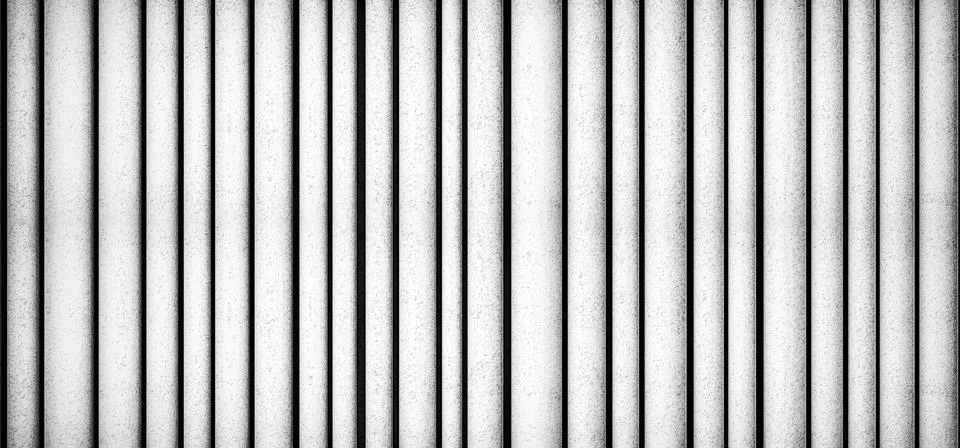 White Architecture vertical column 3D rendering. Stock Illustration