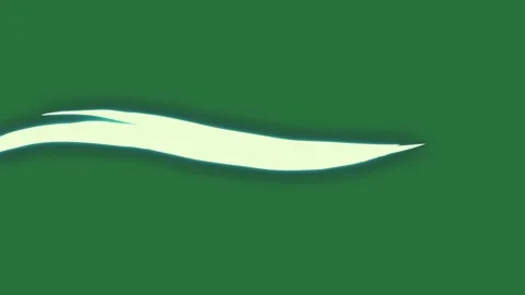 White arrow and bird flying in the air over field wave background through sky Stock Footage 337029454