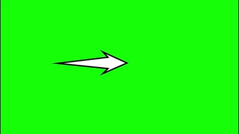 White arrow animation motion to the right for product introduction Stock Footage 327957335