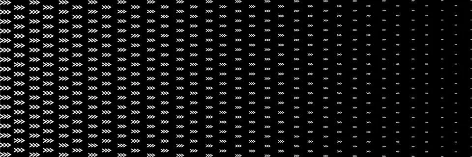 White arrow design for pattern and background Illustrazione stock