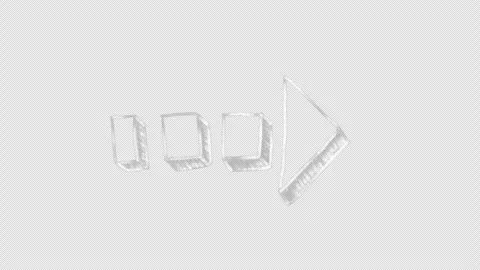 White arrow doodle chalk animation Stockbeeldmateriaal 333276444