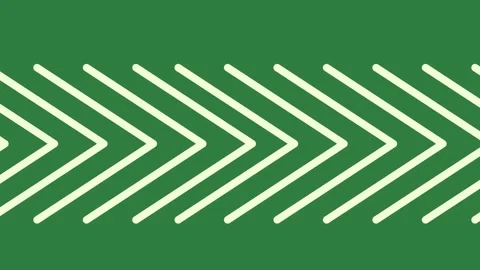 A white arrow on green background and with arrows green screen animated Видео 335131698