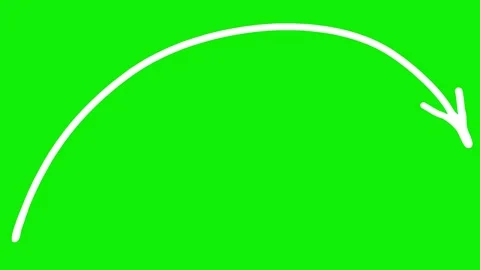 White arrow green Stock Footage 250010501