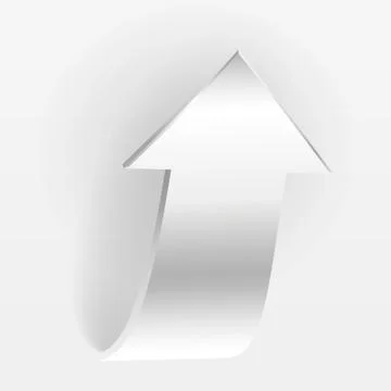 White arrow Stock Illustration