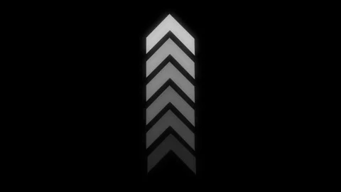White Up Arrow Motion Graphic Animation Stock Footage 342834065