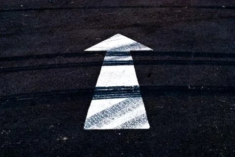 White arrow Stock Photos