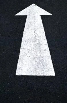 White arrow Stock Photos
