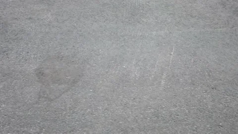 White arrow on tarmac surface Stock-Footage 159464569