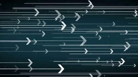 White arrows flow animation Stock Footage 71766481