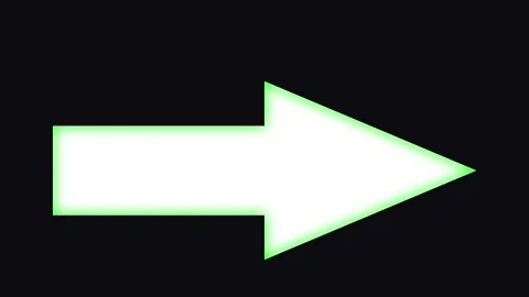 White Arrows Flowing Progress Forward Motion Across Dark Screen During Busi.. Stock Footage 340941954