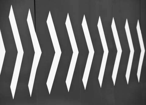 White arrows Stockfoto's