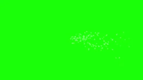 White arrows scattered on green background Stock Footage 321610312