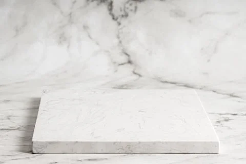 White artificial stone block Fotos de archivo