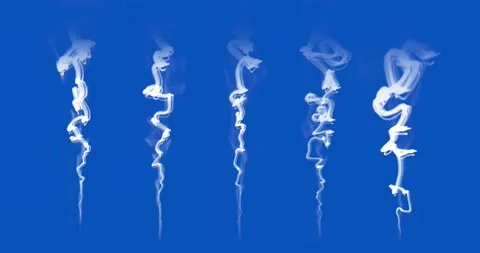 White ascending smoke Stock-Footage 274129373