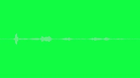 White audio waveform animation. Music, audio technology concept. Stock Footage 171619965
