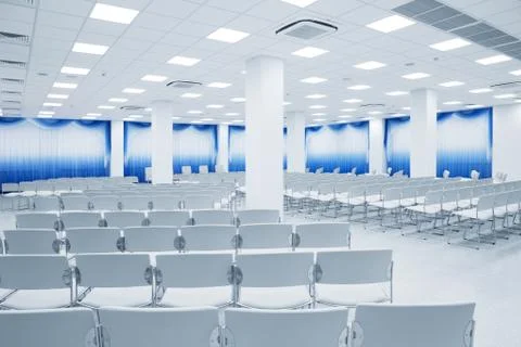 White auditorium Foto stock