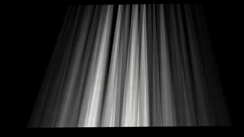 White Aurora Borealis Style Light Beams Flowing on Black Background in Seamless Stock Footage 339200395