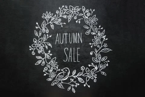 White autumn pattern Foto stock