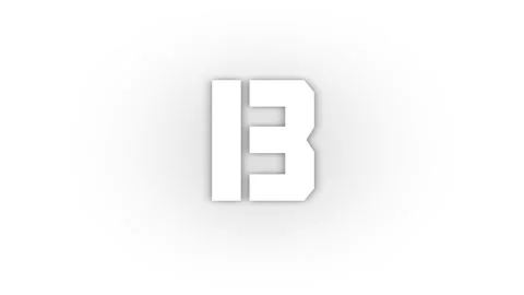 White b icon with shadow isolated on whi... | Stock Video | Pond5