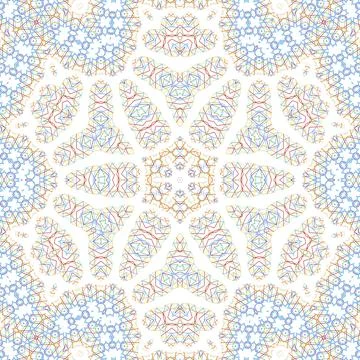White background with abstract color pattern Stock Illustration