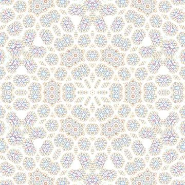 White background with abstract color pattern Stock Illustration