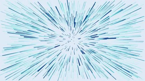 A white background with abstract lines of light blue colors Stock Illustration