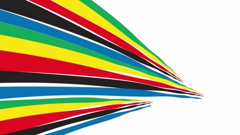 White background with abstract windy lines. Concept for professional games,  Stock Footage 262692523