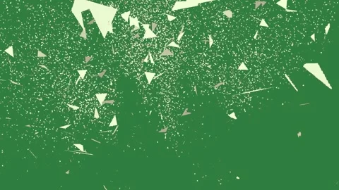 White background and bunch of broken pieces map on it black paper this is Vídeo Stock 337341524