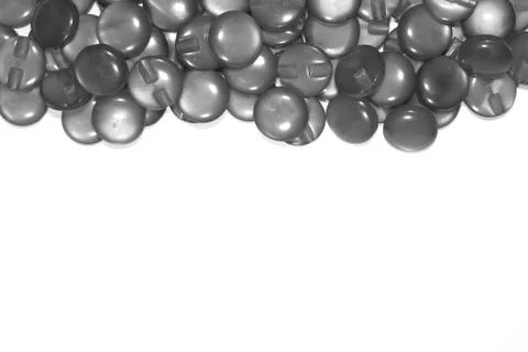 White background and buttons. Stock Photos