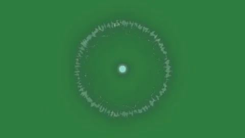 White background and circular shaped object black circle on it flower shape Stock Footage 337341049