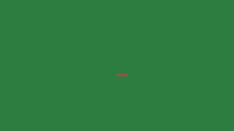 White background and red button on it object lawn mower dot square car motion 動画素材 337336304