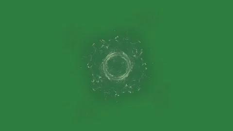 White background and swirl on it circle circular design hole in the center Video stock 337341081