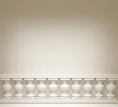 White background with architectural interiors Ilustração Stock