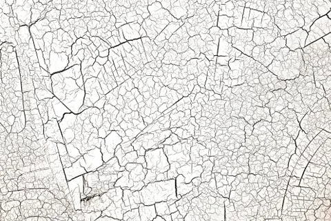 White background with black cracks. texture. abstraction Stock Photos