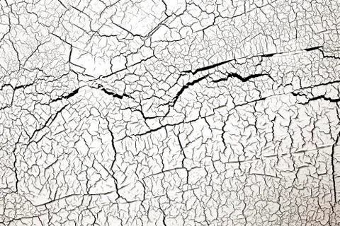 White background with black cracks. texture. abstraction Stock Photos