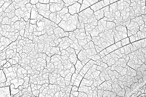 White background with black cracks. texture. abstraction Stock Photos