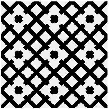 White background with black pattern. Stock Illustration