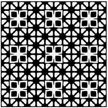 White background with black pattern. Illustrazione stock