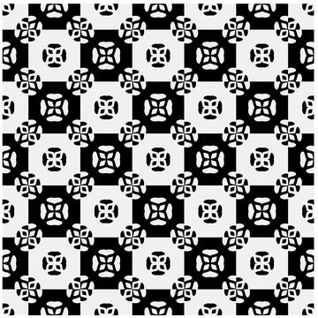 White background with black pattern. Illustrazione stock