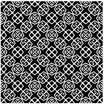 White background with black pattern. Stock Illustration