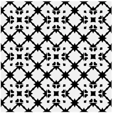 White background with black pattern. Stock Illustration