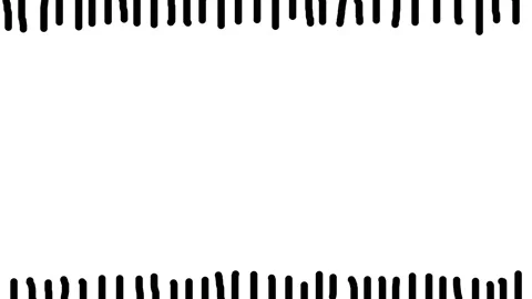 White background with black short strokes on top and bottom. Stock Footage 140933330