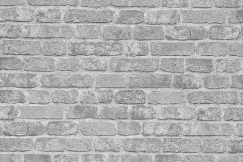 White background from brick wall texture. 写真素材