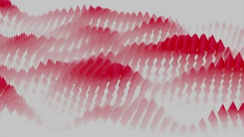 White background with bright red lines.Design. A red pattern that moves like Stock Footage 167333811