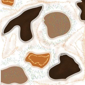 On a white background brown mint light and dark Stock Illustration