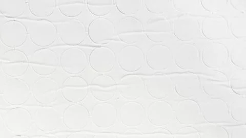 White background of circular sticker labels grid pattern sheet texture with e Stock Photos