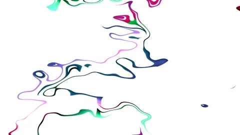 White background with colorful waves Stock Footage 161332751