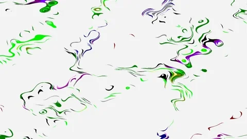 White background with colorful waves Stock Footage 161332788